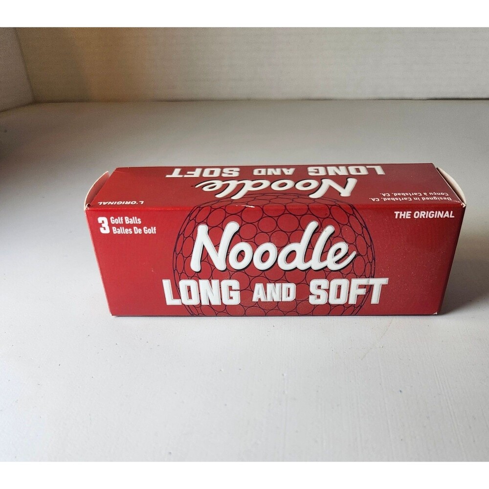 Noodle Long And Soft The Original 1 Pack of 3 Golf Balls White